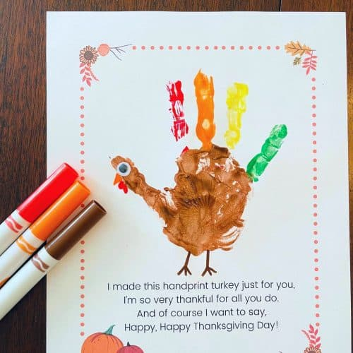 Free Printable Turkey Handprint Poem Printable Simply Full Of Delight