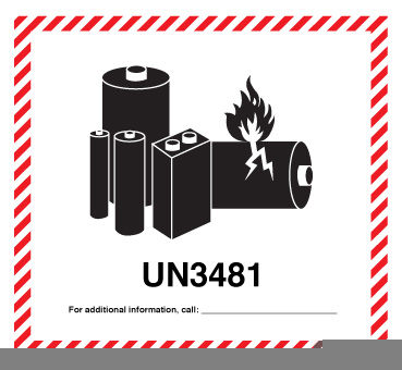 Free Printable Un3481 Label FreePrintableTM
