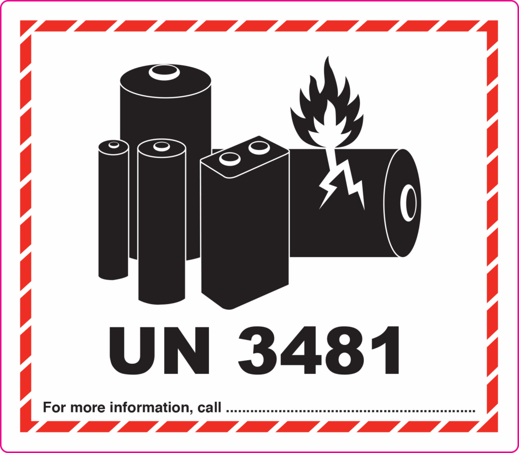 Free Printable Un3481 Label Template