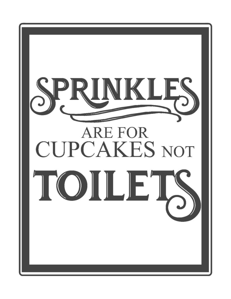 Free Printable Vintage Bathroom Signs Printable Templates