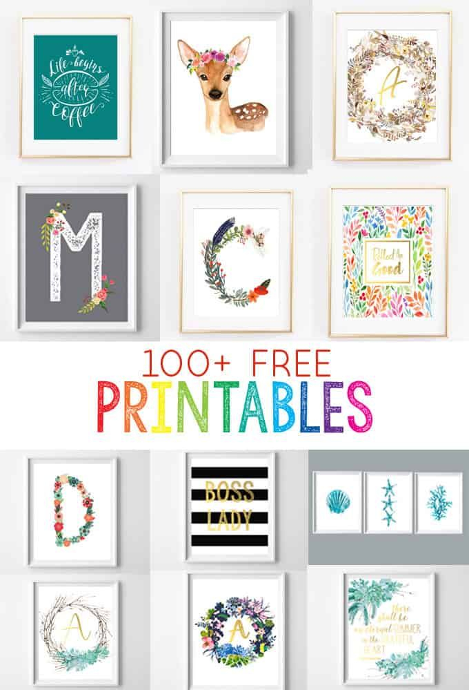 Free Printable Wall Decor