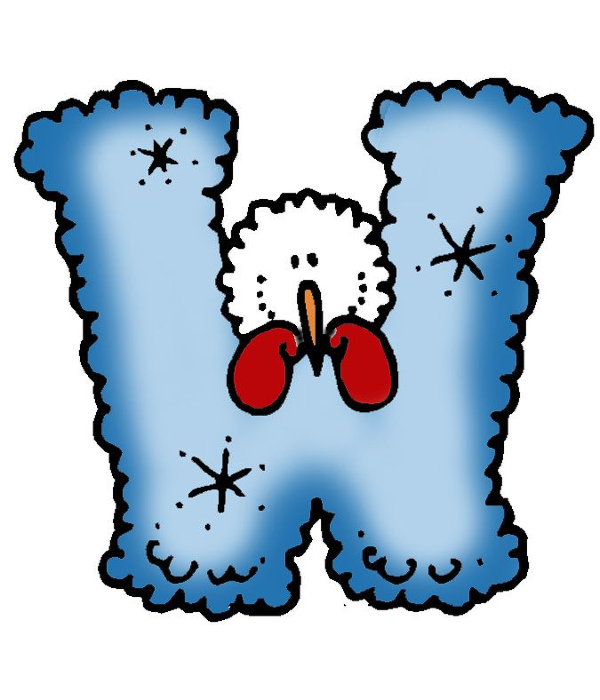 Free Printable Winter Alphabet Letters