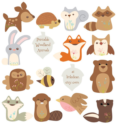 Free Printable Woodland Animal Templates Printable Templates