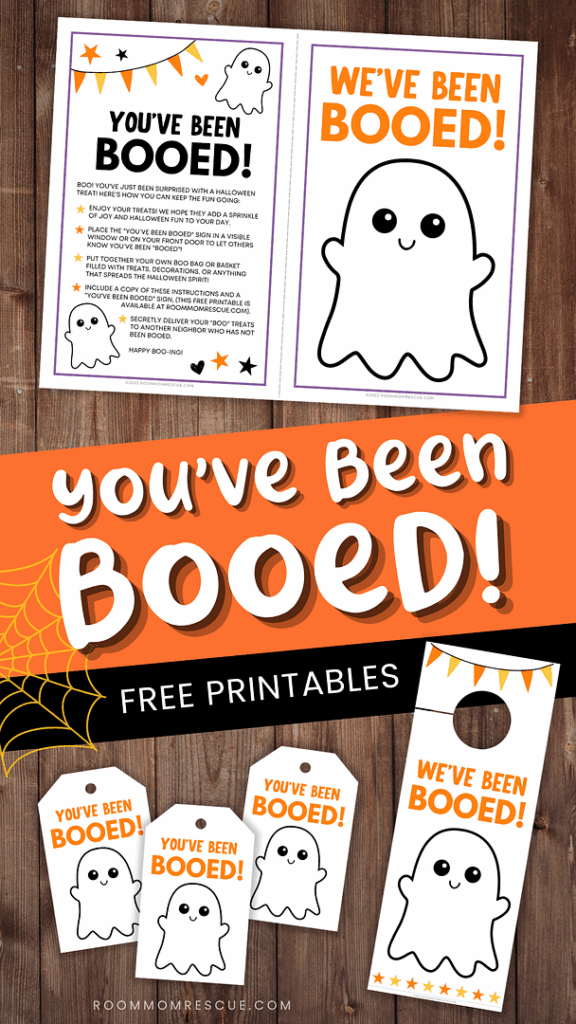 Free Printable You Ve Been Booed Sign Tags And Door Hanger Artofit