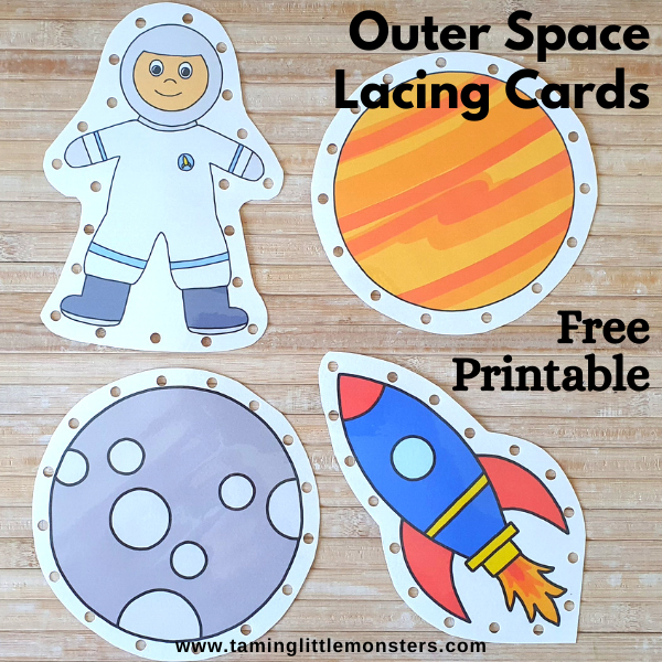 Free Space Lacing Cards Fine Motor Activity Fine Motor Activities 