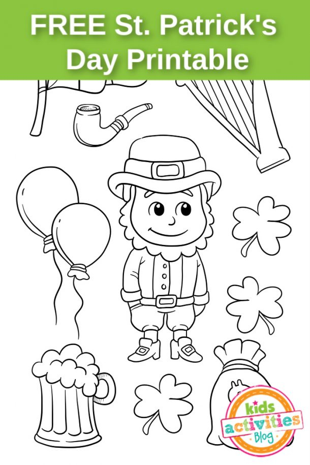 FREE St Patrick 39 s Day Printable Kids Activities Blog