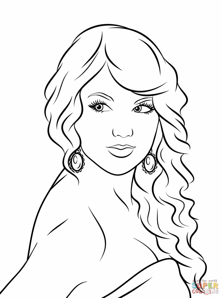 Free Taylor Swift Coloring Pages Printables Coloring Home