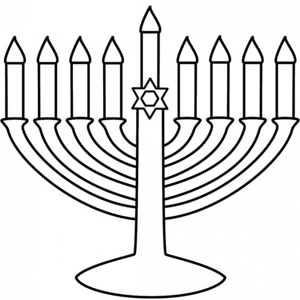 Get This Hanukkah Coloring Pages To Print For Kids KIFps