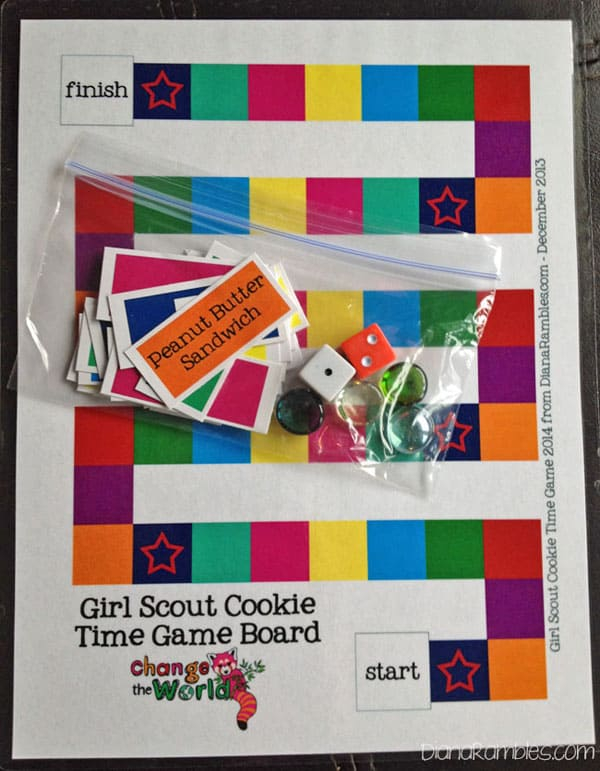 Girl Scout Cookies Game 2023 Printable Free Download