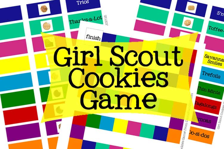 Girl Scout Cookies Game 2023 Printable Free Download