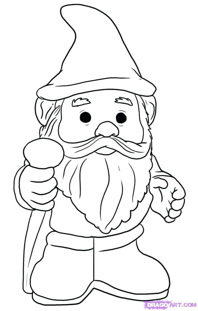 Gnome Coloring Pages Printable At GetColorings Free Printable 