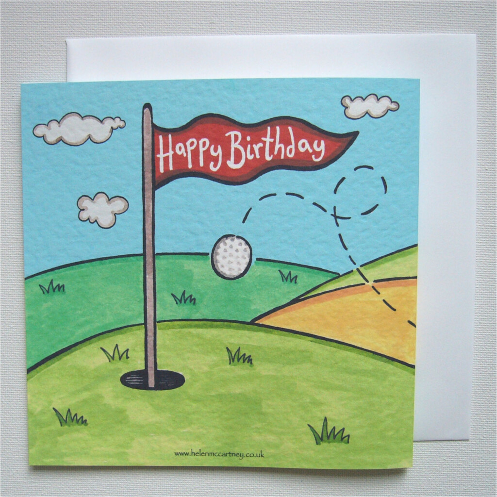 Golf Birthday Cards Free Printable