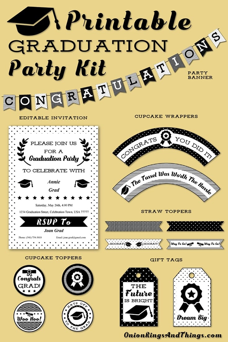 Graduation Party Printables