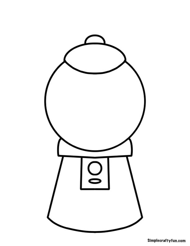 Gumball Machine Free Printable Activity