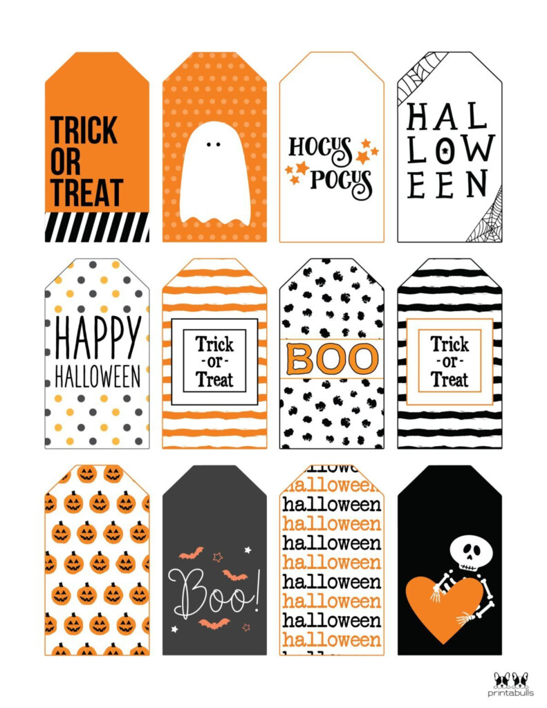 Halloween Gift Tags Free Printable Printable Templates