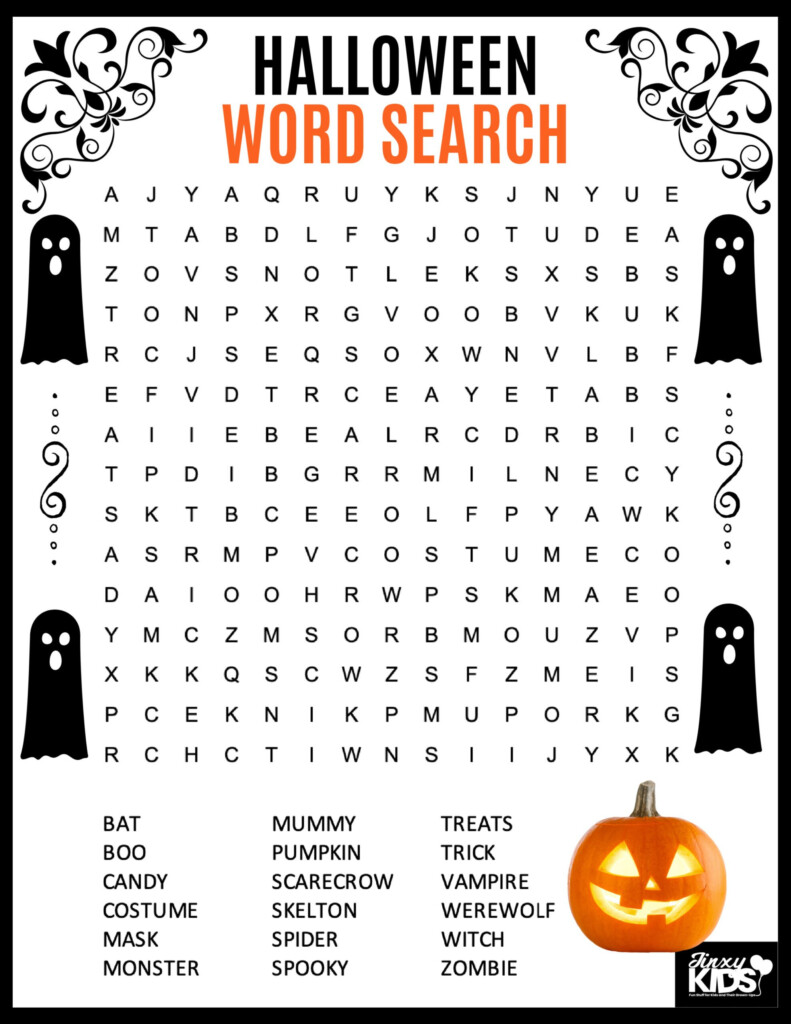 Halloween Word Search Printable For Kids Word Search Maker