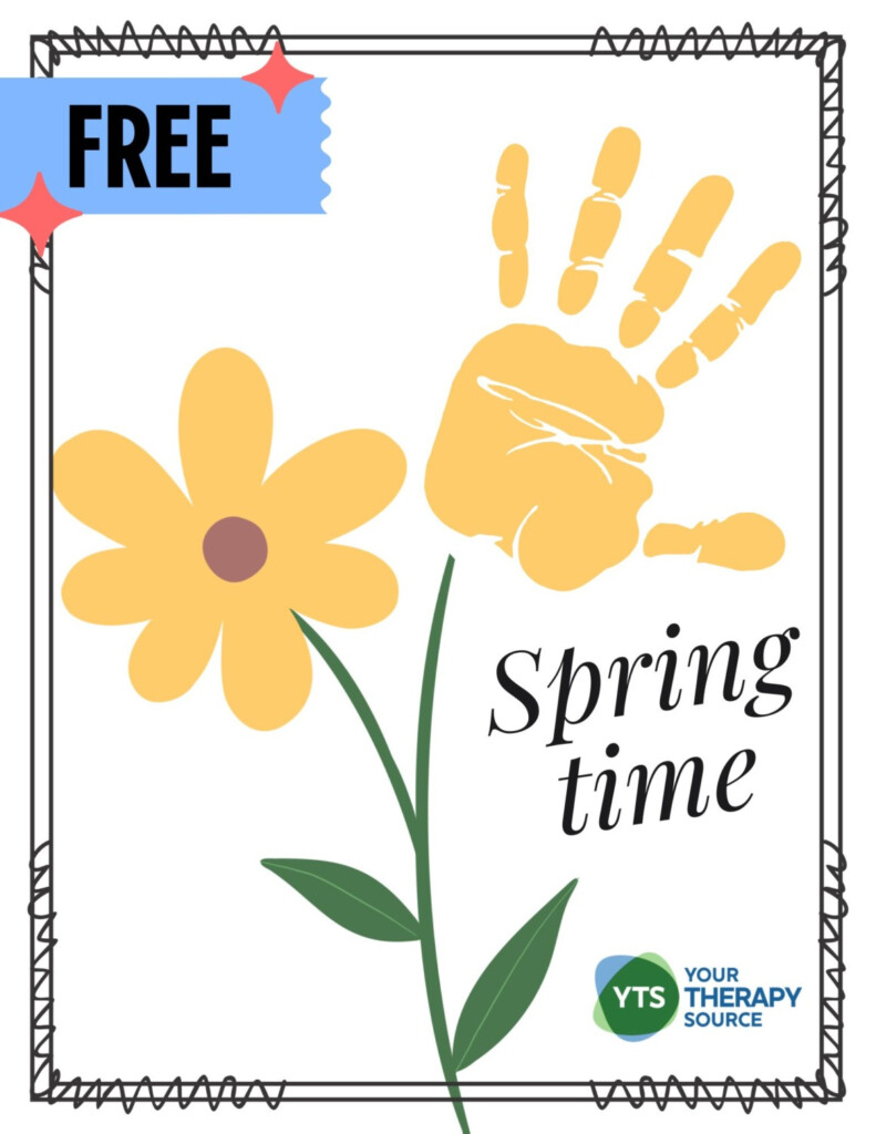 Handprint Art And Footprint Art FREE Printable PDF Your Therapy Source