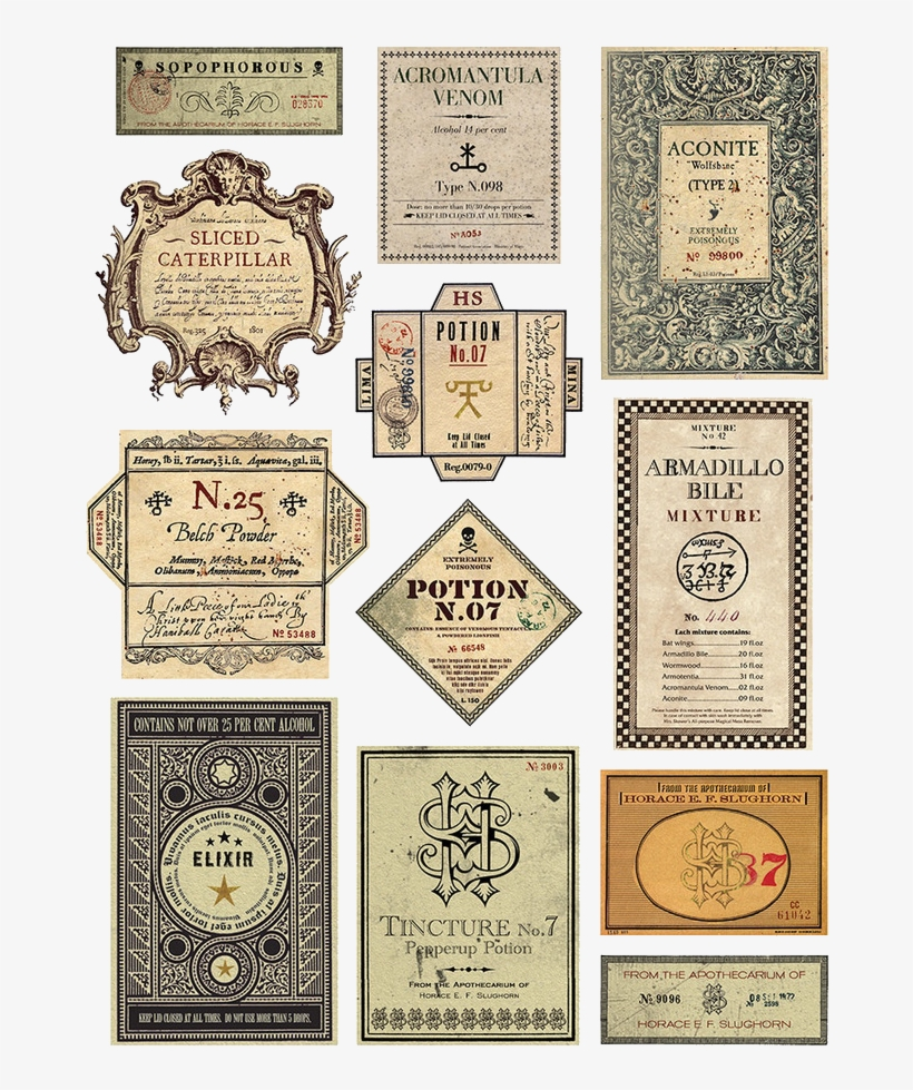 Harrypotterprops Harry Potter Free Printable Potion Labels Free 