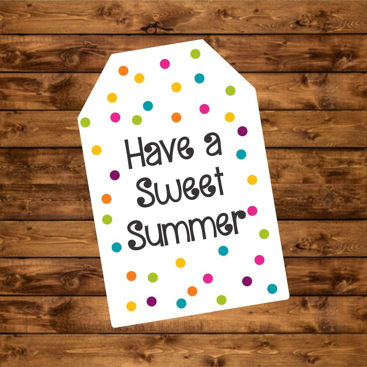 Have A Sweet Summer Free Printable Tag Printable Word Searches