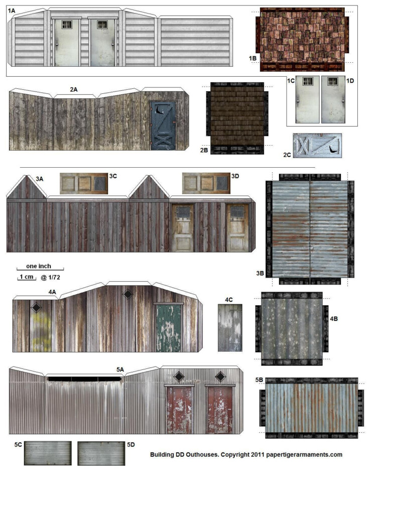 Ho Scale Free Printable Buildings Printable And Enjoyable Learning