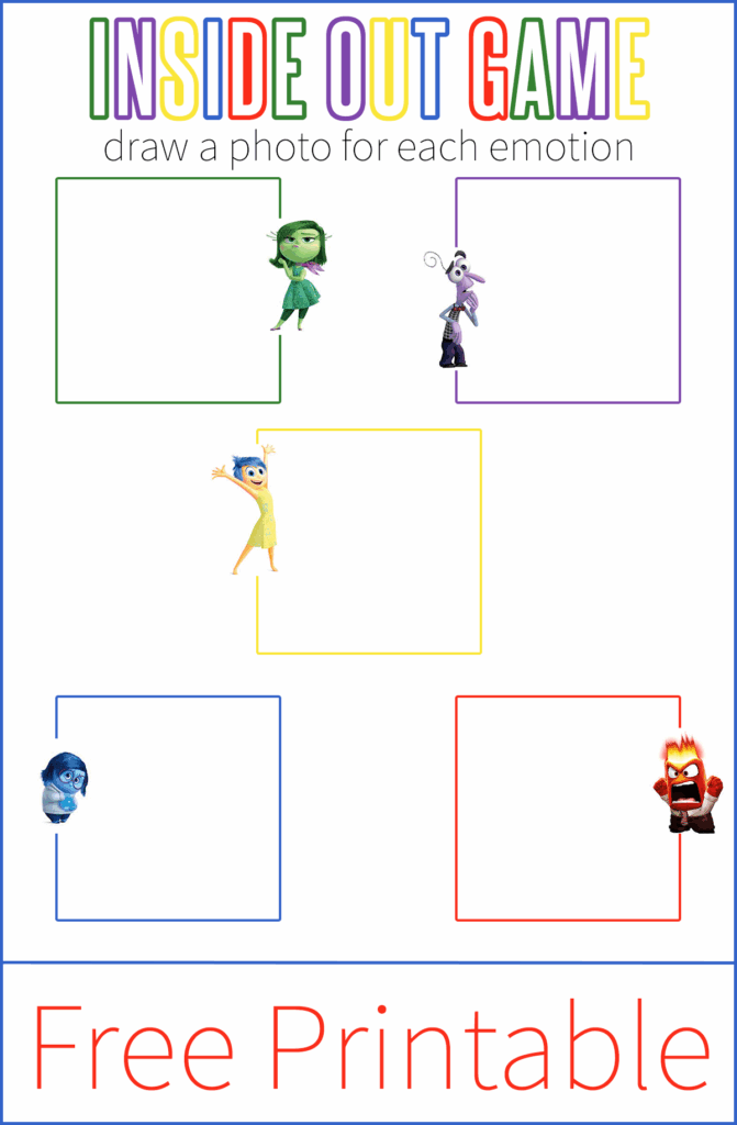 Inside Out Emotions Game Whimsy Hope