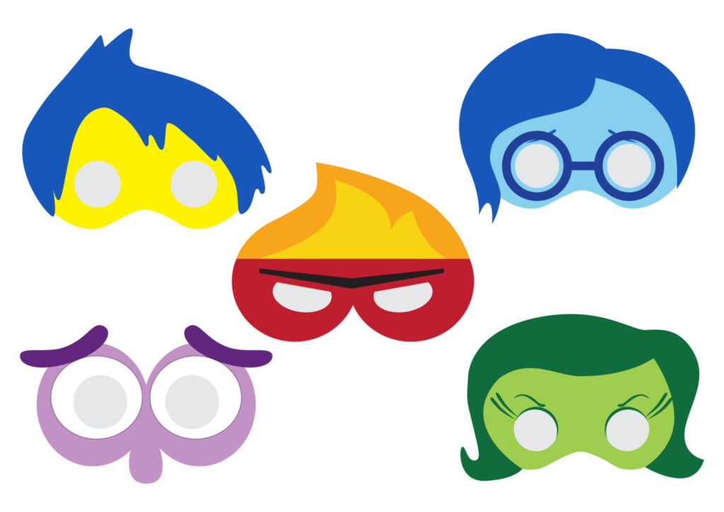 Inside Out Printable Masks Etsy