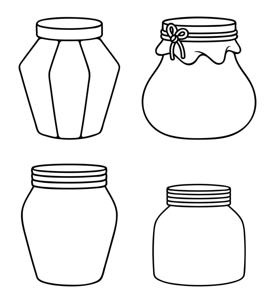 Jar Template Pattern 10 Free PDF Printables Printablee Worksheets 