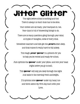 Jitter Glitter Printable