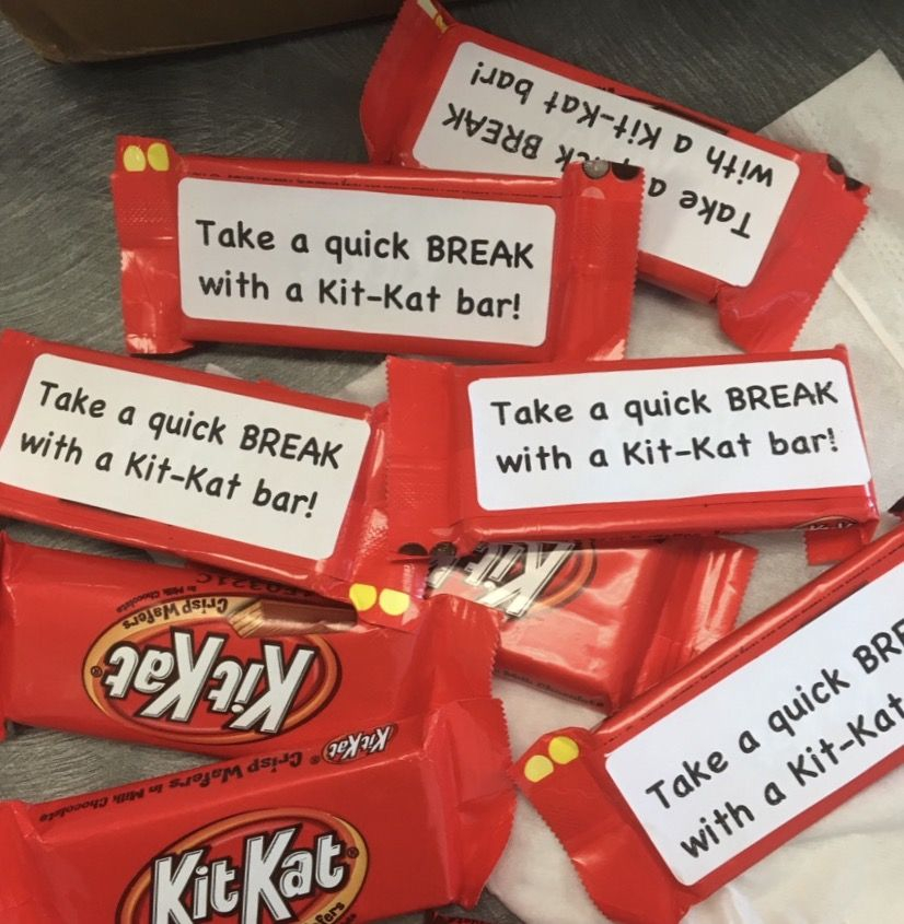 Kit Kat Teacher Appreciation Free Printable