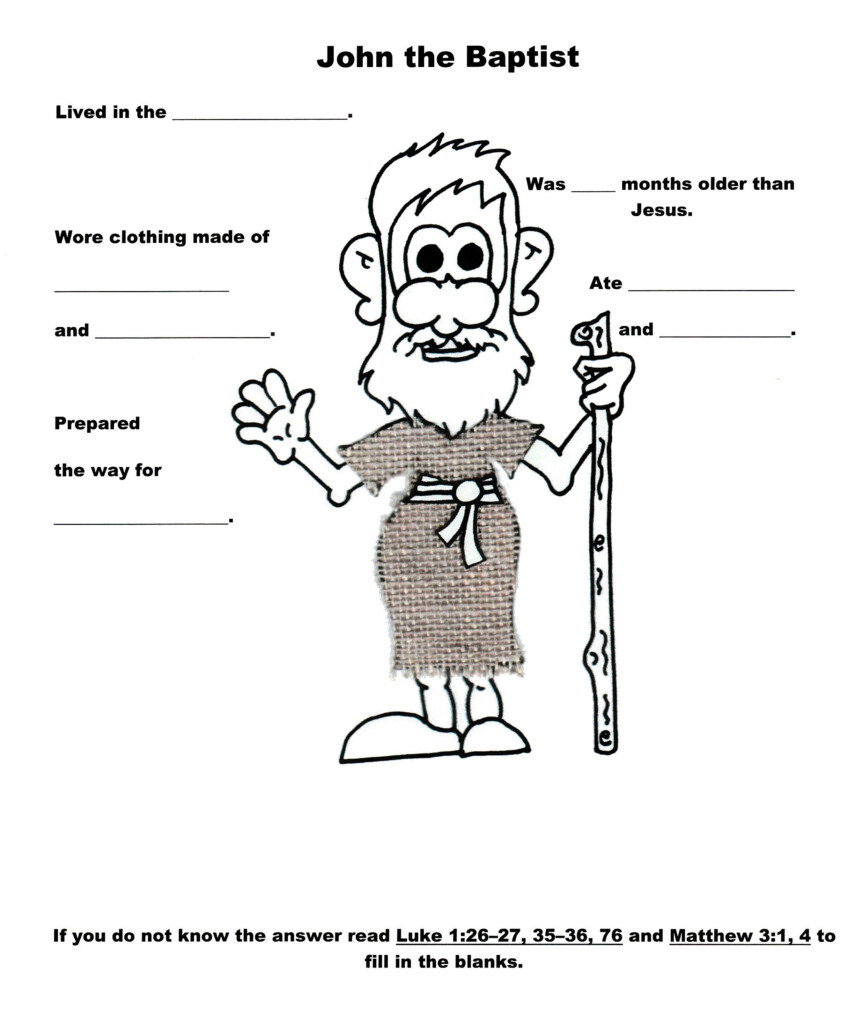 Lesson 3 John The Baptist Prepared The Way For Jesus Christ