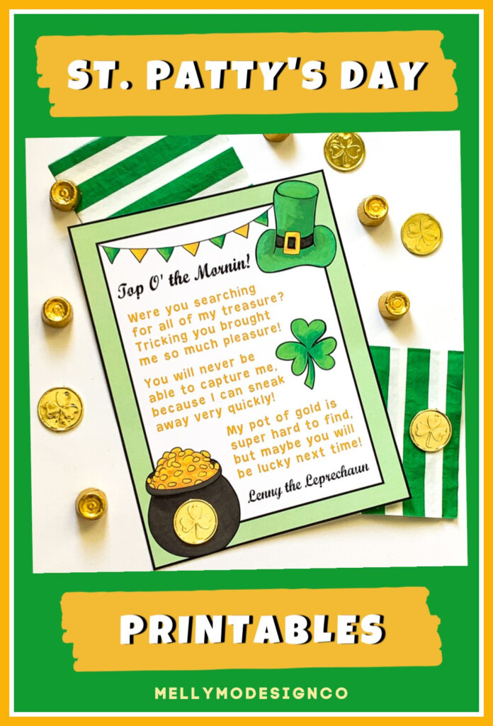 Letter From Leprechaun Free Printable Simply Search For Letter From 