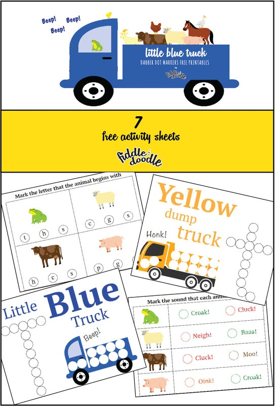 Little Blue Truck Free Printables