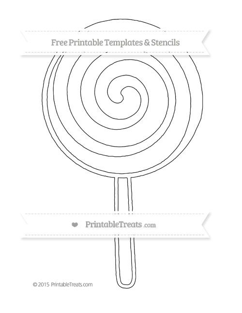 Lollipop Template Free Printable PRINTABLE TEMPLATES