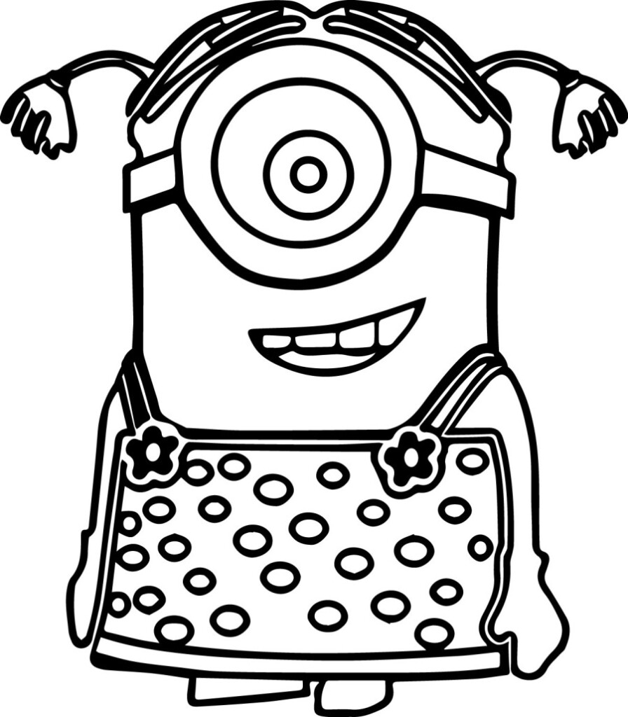Minion Coloring Pages Free Printable