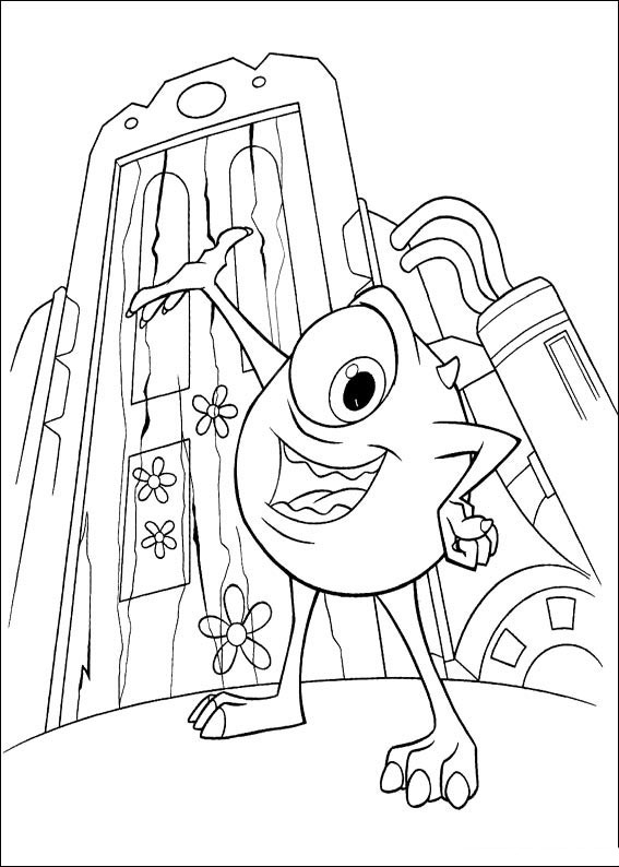 Monsters Inc Coloring Pages Best Coloring Pages For Kids