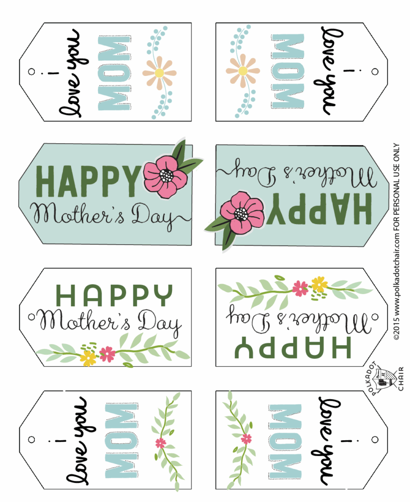 Mother 39 s Day Gift Tags Free Printable