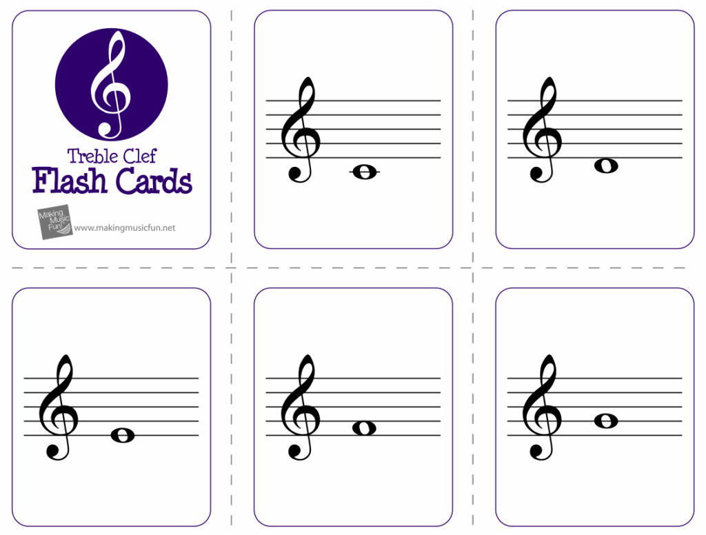 Music Notes Flash Cards Printable Printable Word Searches