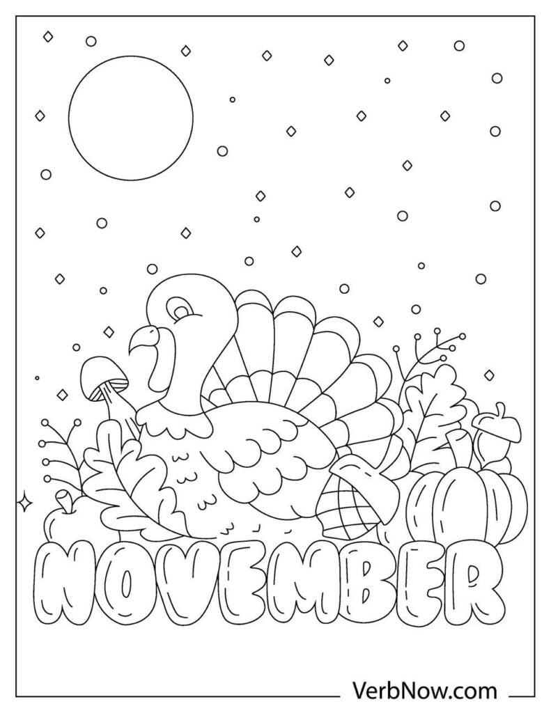 November Coloring Pages To Download And Print For Free November 