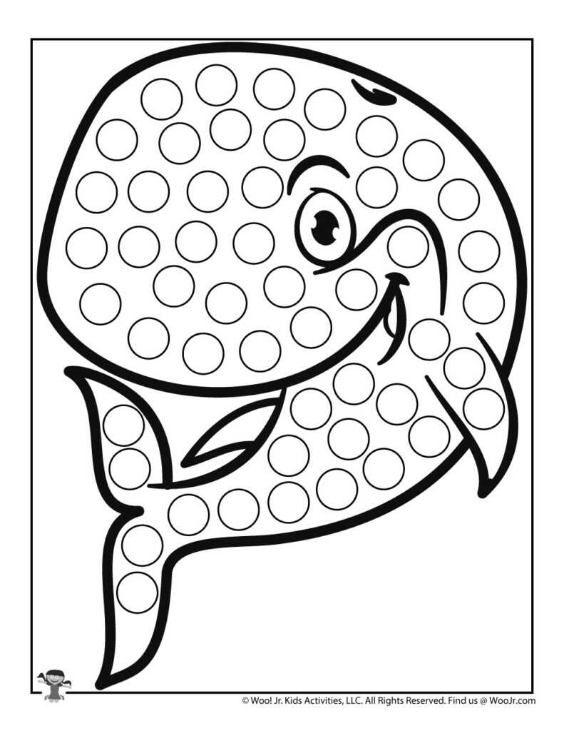 Ocean Dot Coloring Pages Woo Jr Kids Activities Children 39 s Publishing