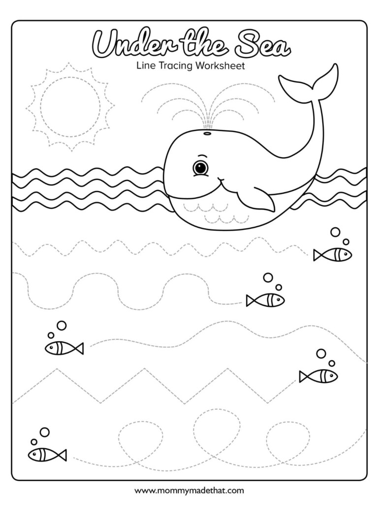 Ocean Preschool Printables Bingo