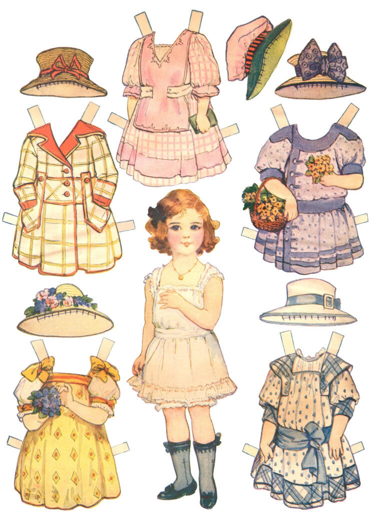 Paper Doll Clothes Template