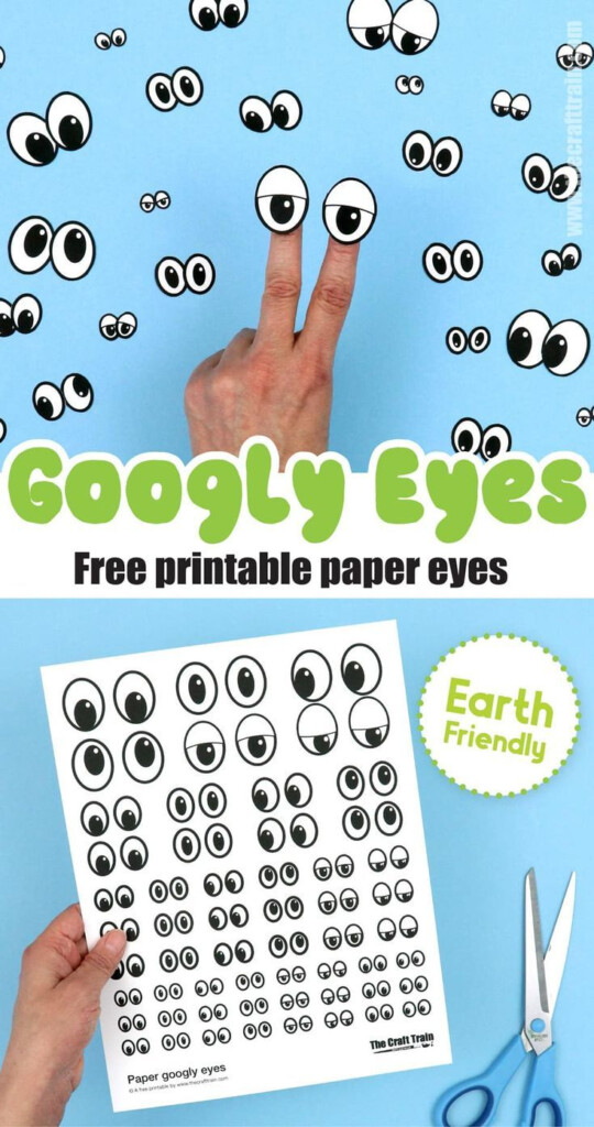 Paper Googly Eyes The Craft Train Free Printable Crafts Craft Eyes 
