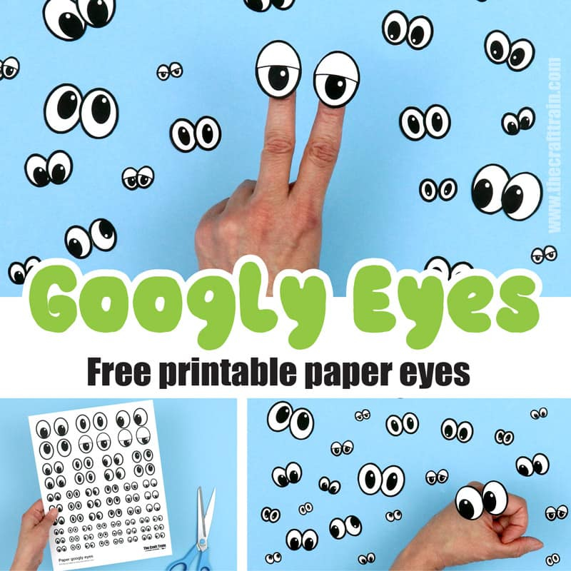 Paper Googly Eyes The Craft Train