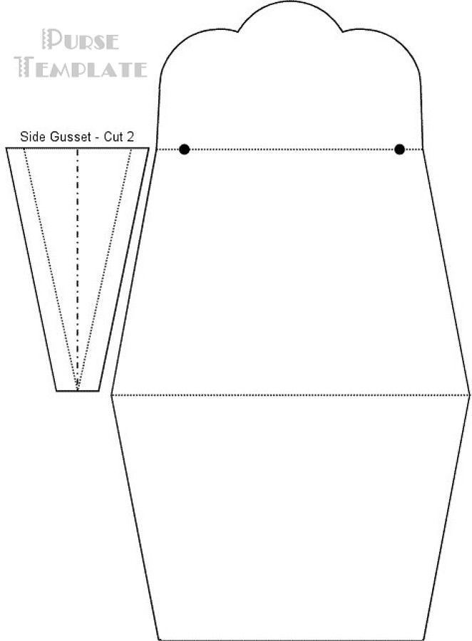 Paper Purse Craft Template Paper Purse Purse Crafts Templates 