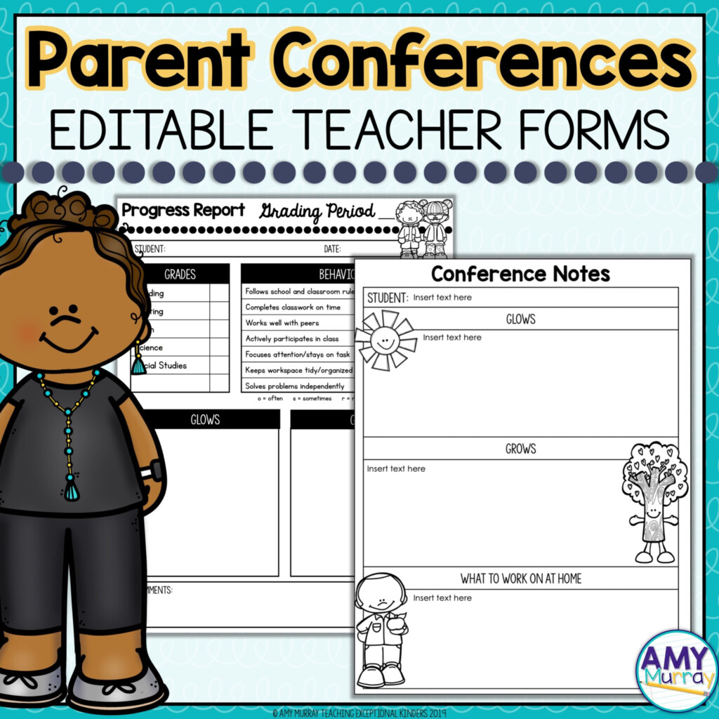 Parent Teacher Conference Form Free Printable