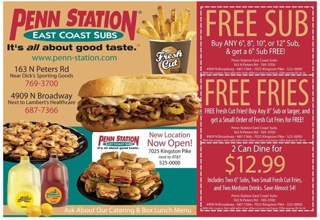 Penn Station Coupons 2024