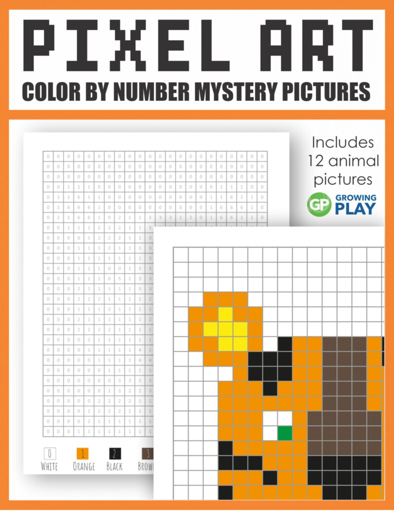 Pixel Art Color By Number