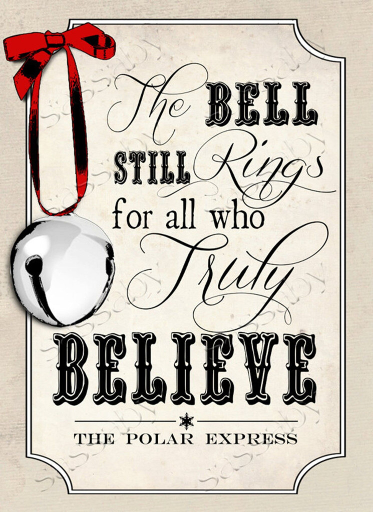 Polar Express Free Printables