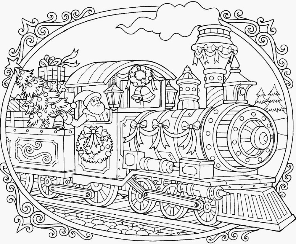 Polar Express Printable Coloring Pages