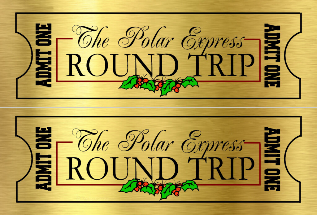 Polar Express Ticket Printout
